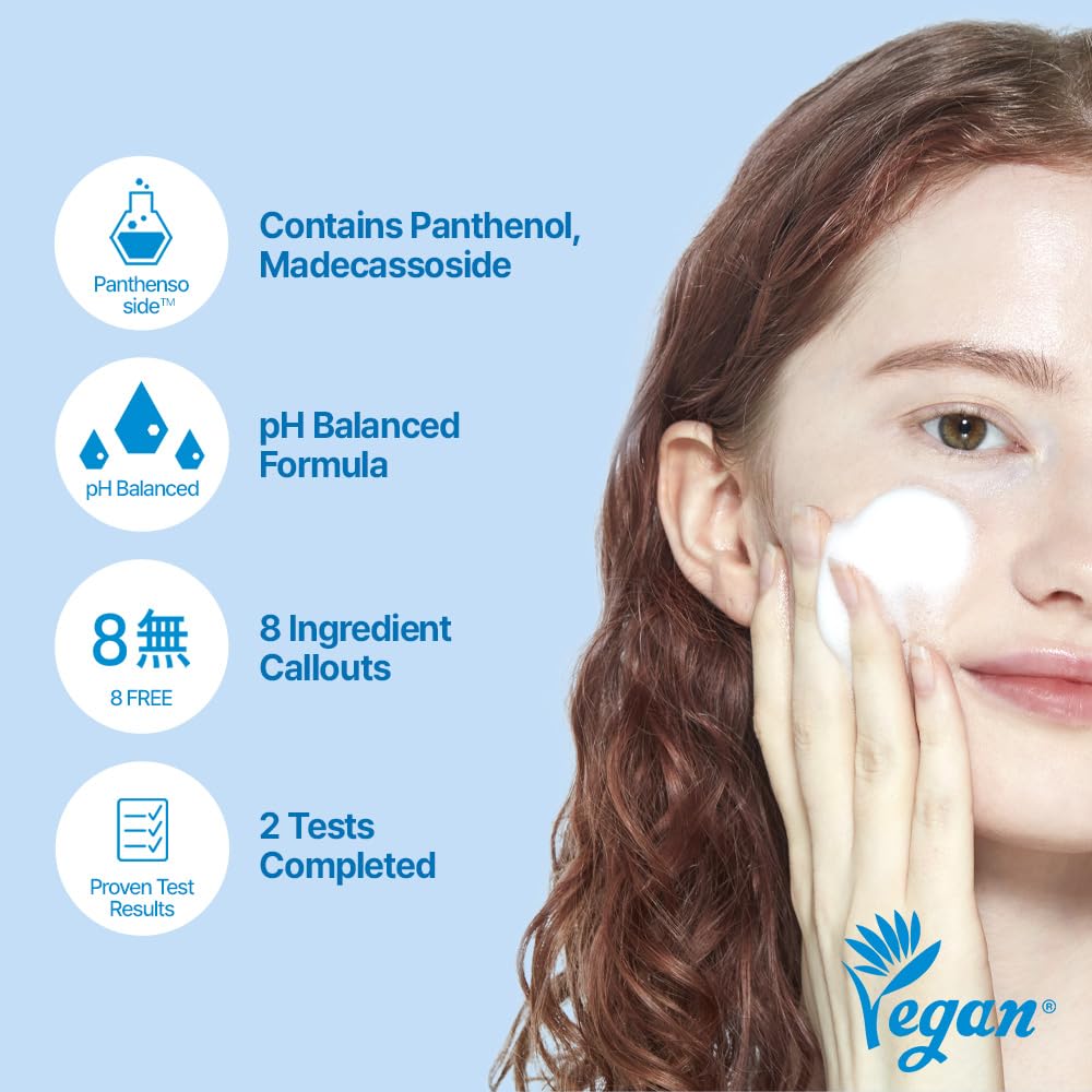 ETUDE SoonJung foam cleanser lather with soft bubbles for mild daily cleansing.
