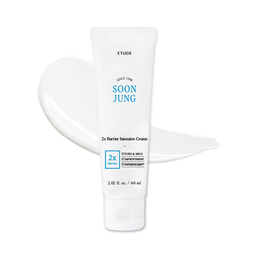 ETUDE SoonJung cream jar closeup showing rich texture for barrier repair