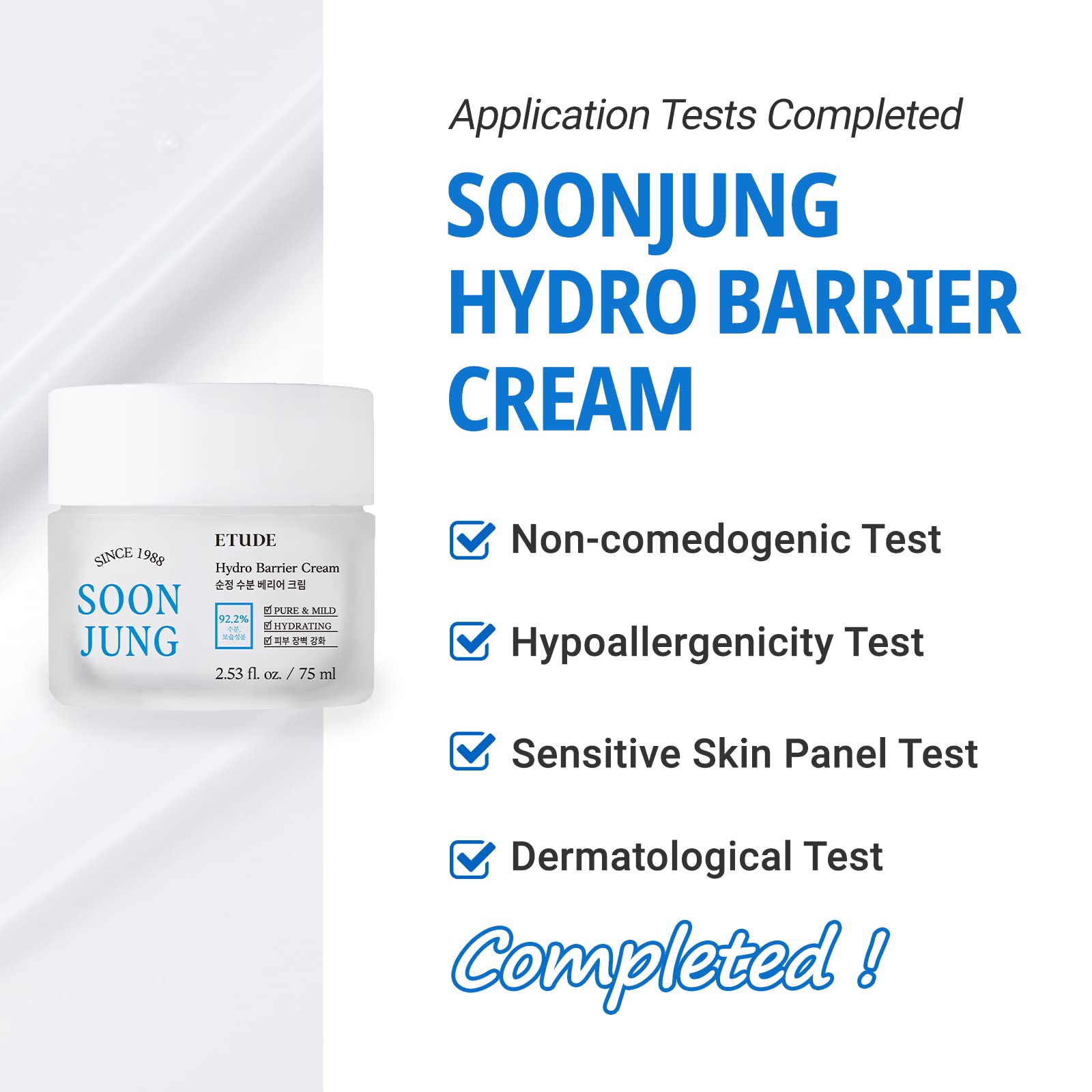 Panthenol and Madecassoside in ETUDE SoonJung formula
