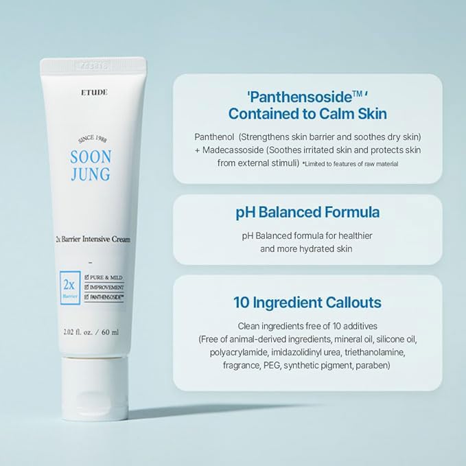 ETUDE SoonJung hypoallergenic testing seal visible