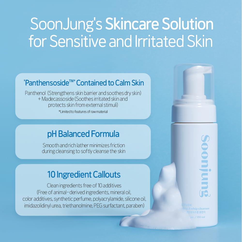 ETUDE SoonJung microfoam bubbles close-up for a soft cleanse