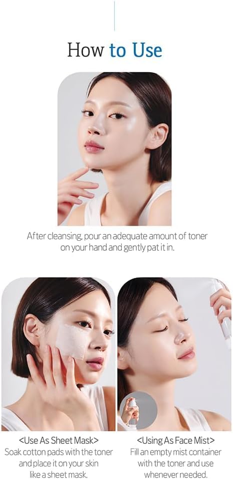 Moisturizing benefits of ETUDE SoonJung toner being absorbed into the skin.