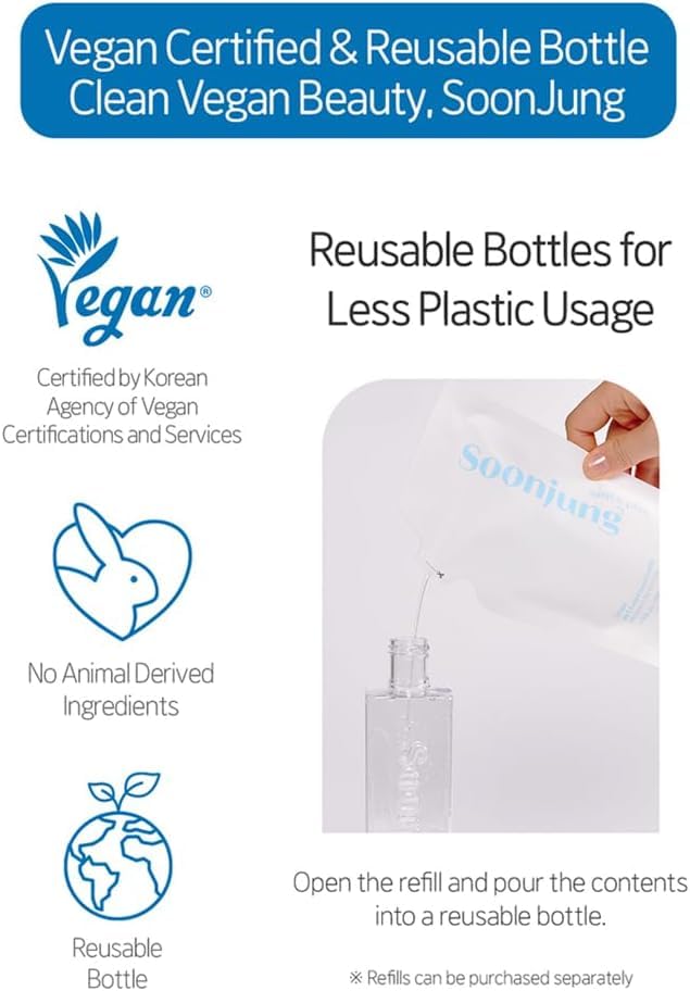 ETUDE SoonJung toner designed specifically for calming sensitive skin needs.
