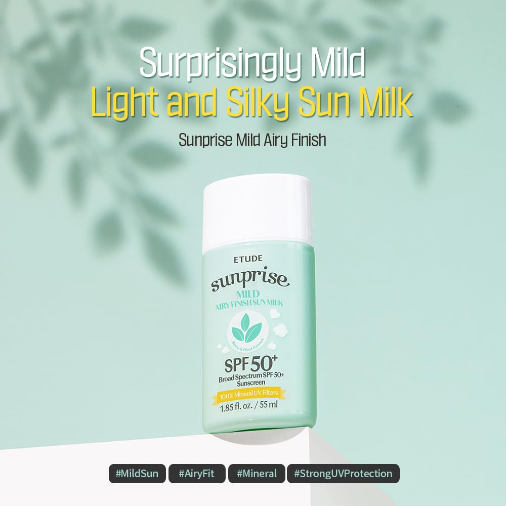 ETUDE Sunprise SPF50+ PA++++ sunscreen close-up highlighting broad protection for outdoor days.
