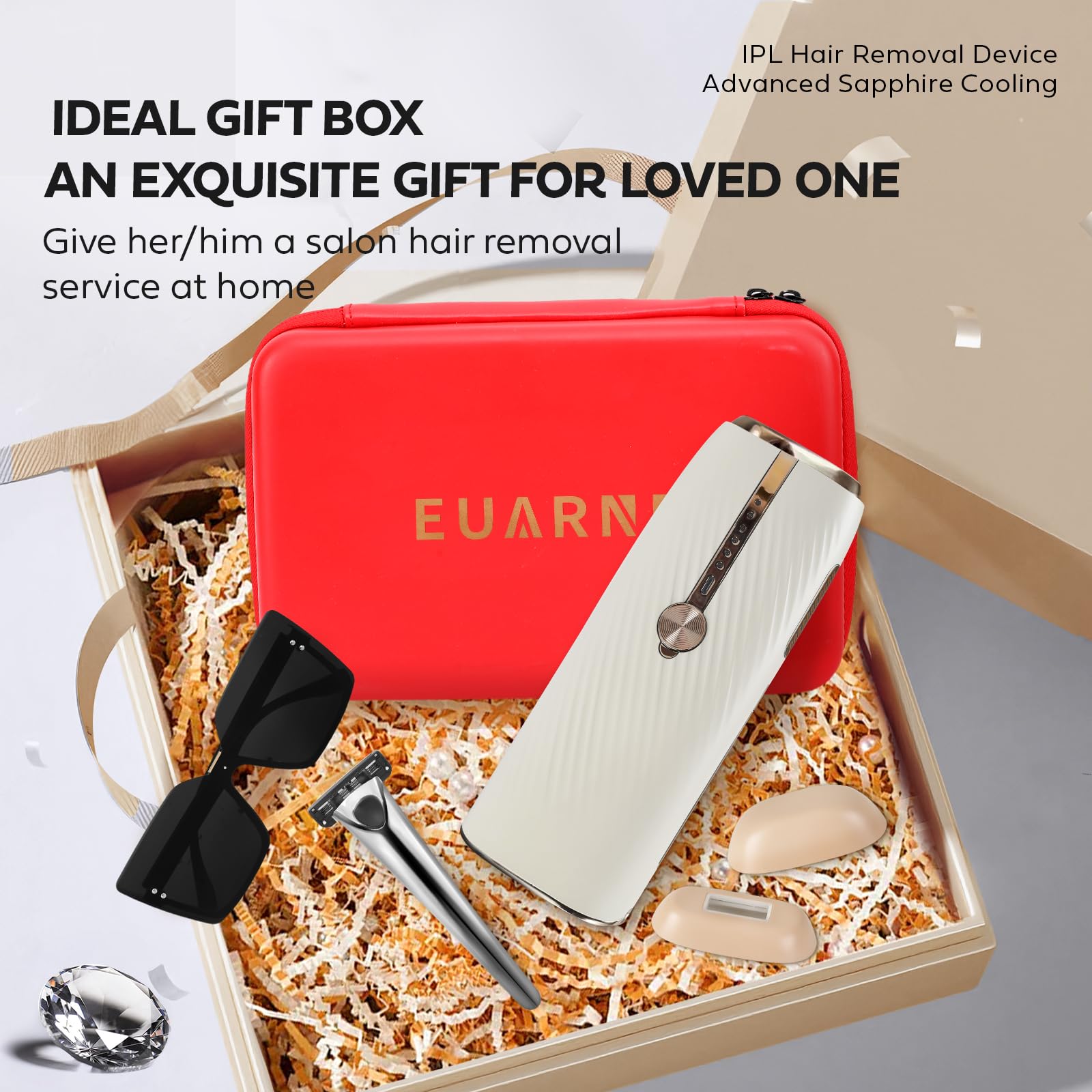EUARNE travel case and gift-ready packaging for on-the-go care