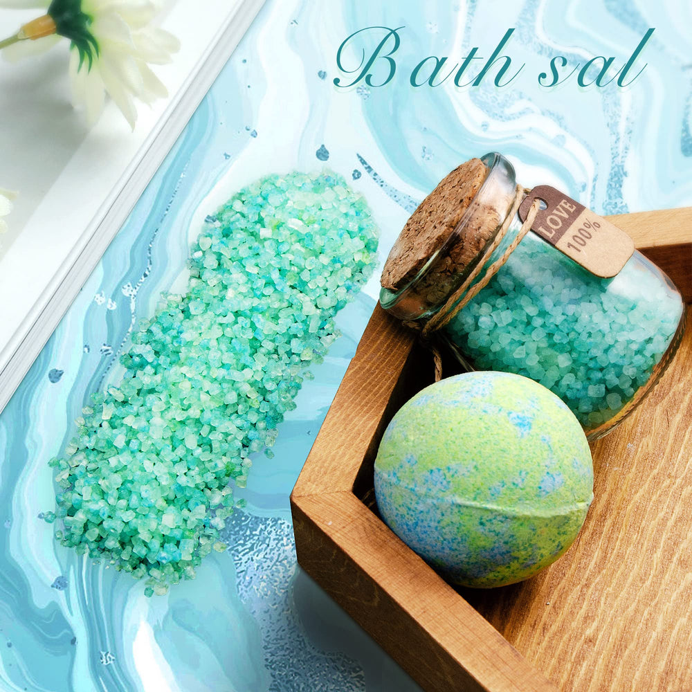 EUASOO bath salt set for calming, restorative soaks