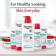 Eucerin Advanced Repair Hand Cream applied for quick absorption on hands