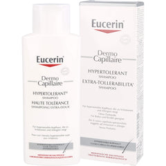 Eucerin Dermo Capillary Shampoo rich lather indicating soothing cleanse for scalp