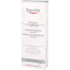 Eucerin Dermo Capillary Shampoo texture illustrating ultra-gentle formula