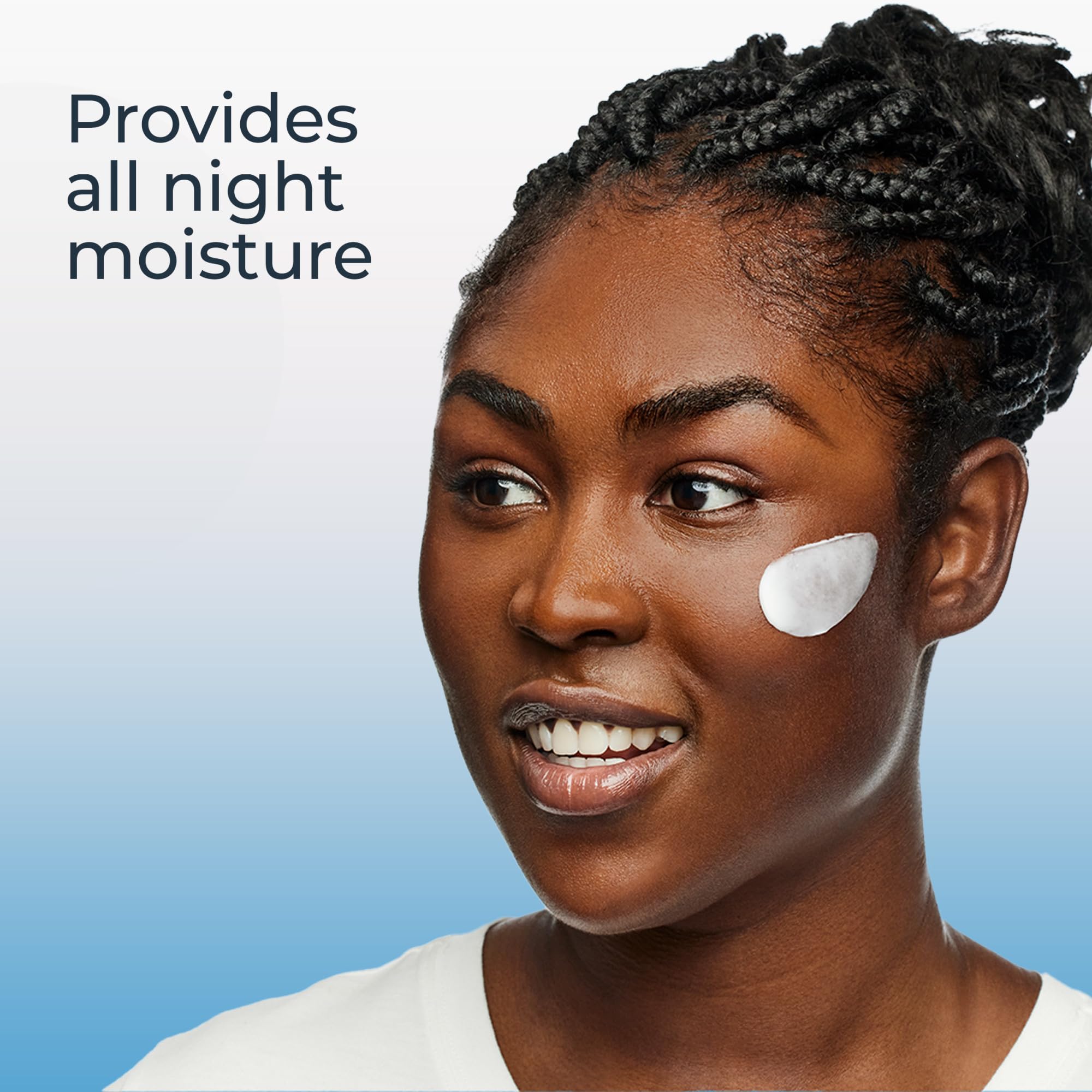 Eucerin Face Immersive Hydration on nightstand supports nightly self-care routine