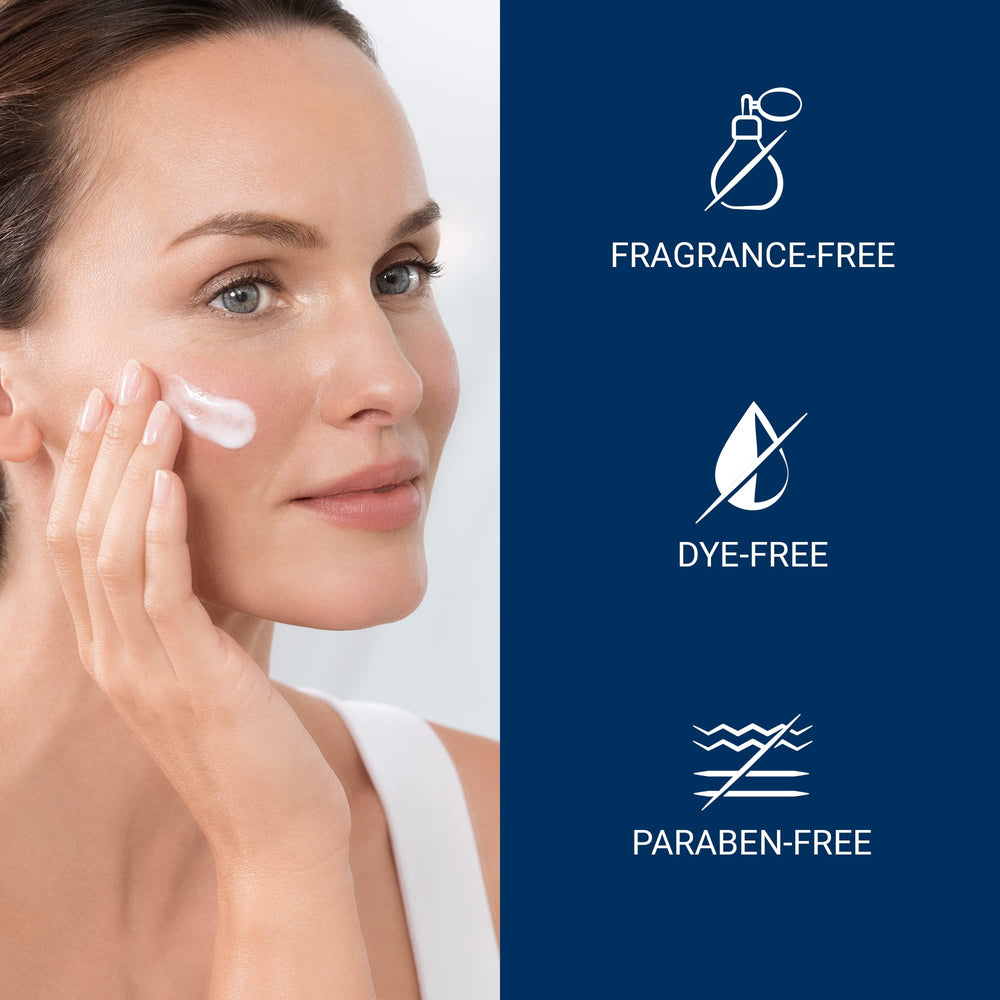Eucerin fragrance-free packaging box indicating fragrance-free formula.
