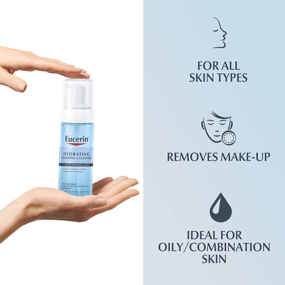 Label shows fragrance-free and dye-free formula ideal for sensitive routines.