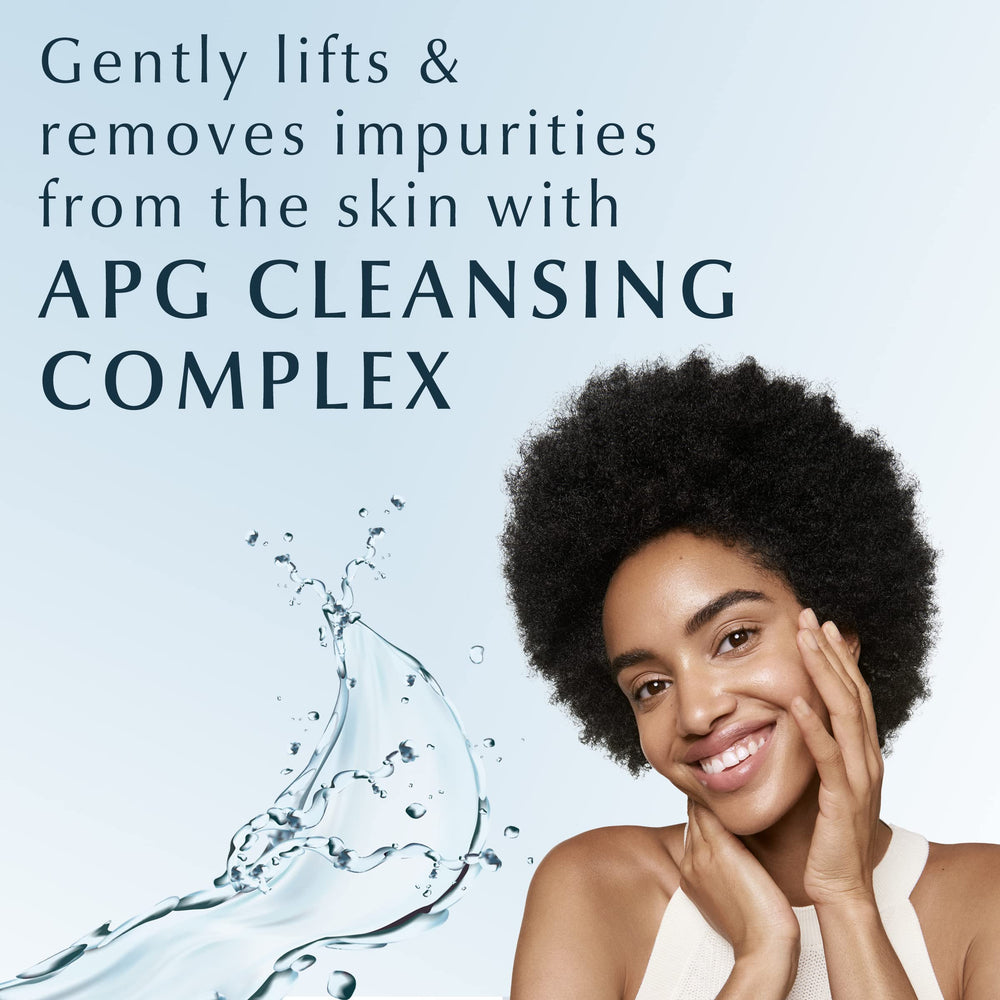 Sensitive-skin focused image showing gentle cleansing with Eucerin.