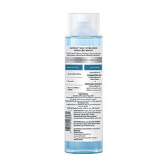 Eucerin micellar-water bottle closeup highlighting hydrating no-rinse cleansing