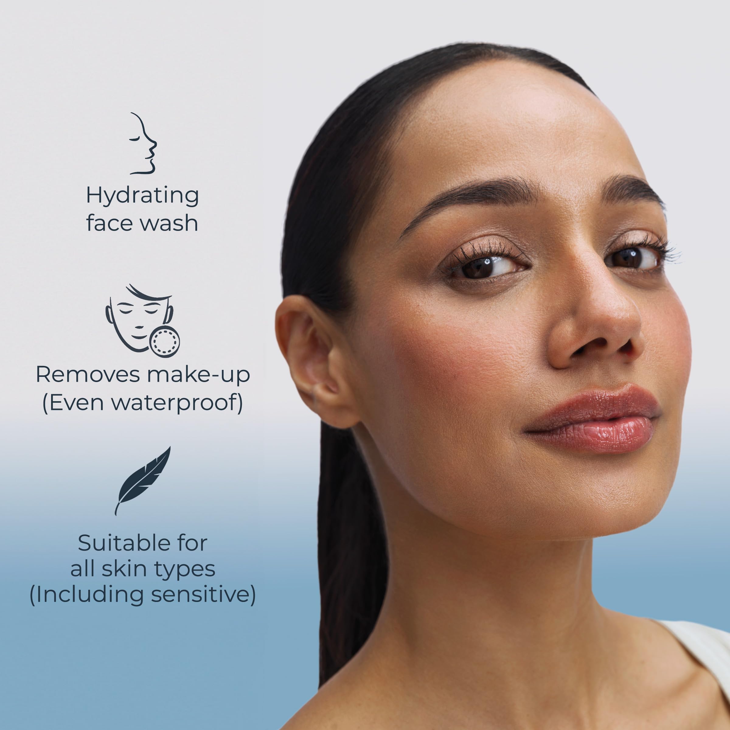 Eucerin micellar-water fragrance-free label highlighting skin-friendly ingredients