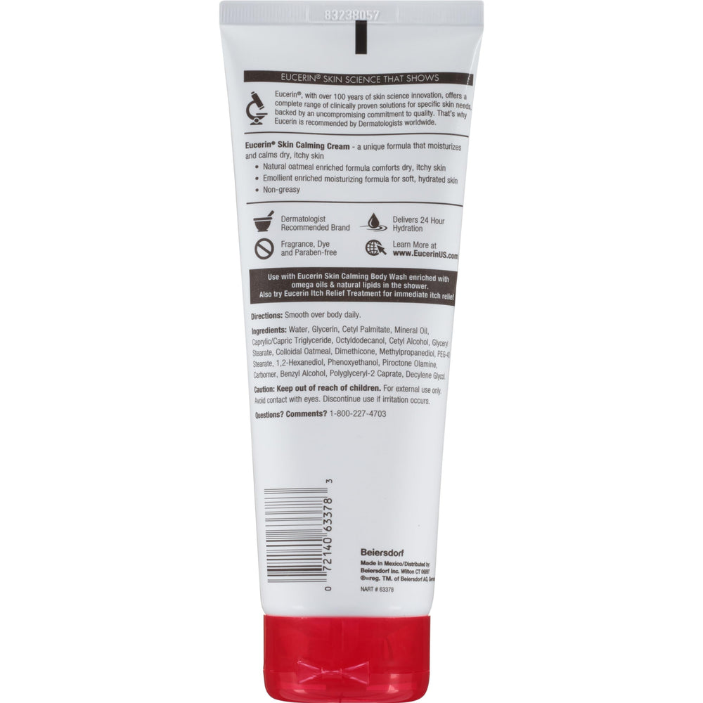 Sensitive skin test image underscores fragrance-free and dye-free formula.
