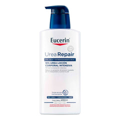 Eucerin Urea Repair Plus Intensive Lotion 400ml bottle front for deep hydration.