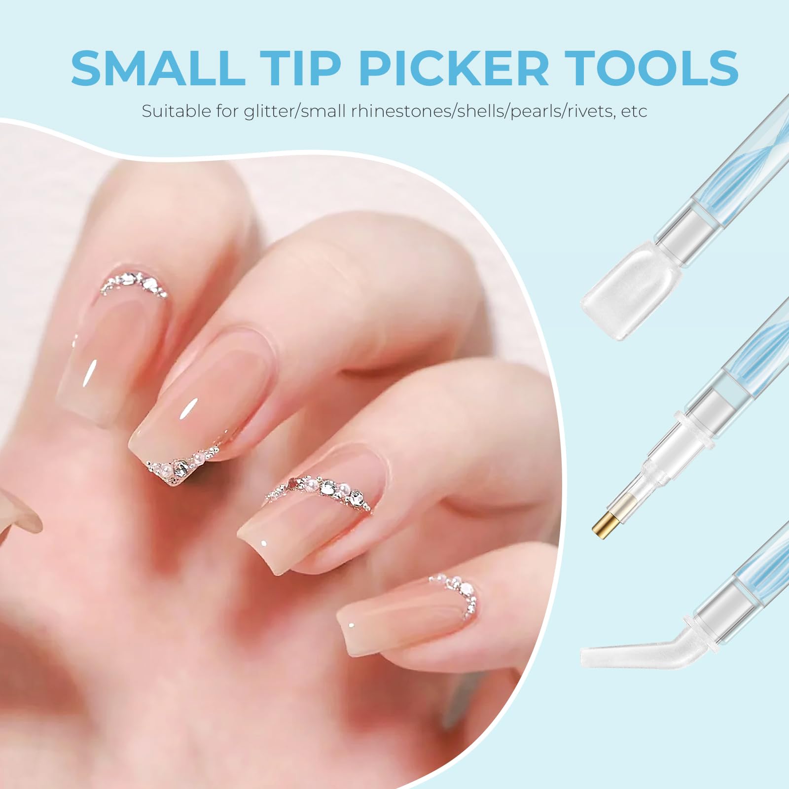 Eudaicful dual-ended handle delivers comfortable grip for extended crafting.