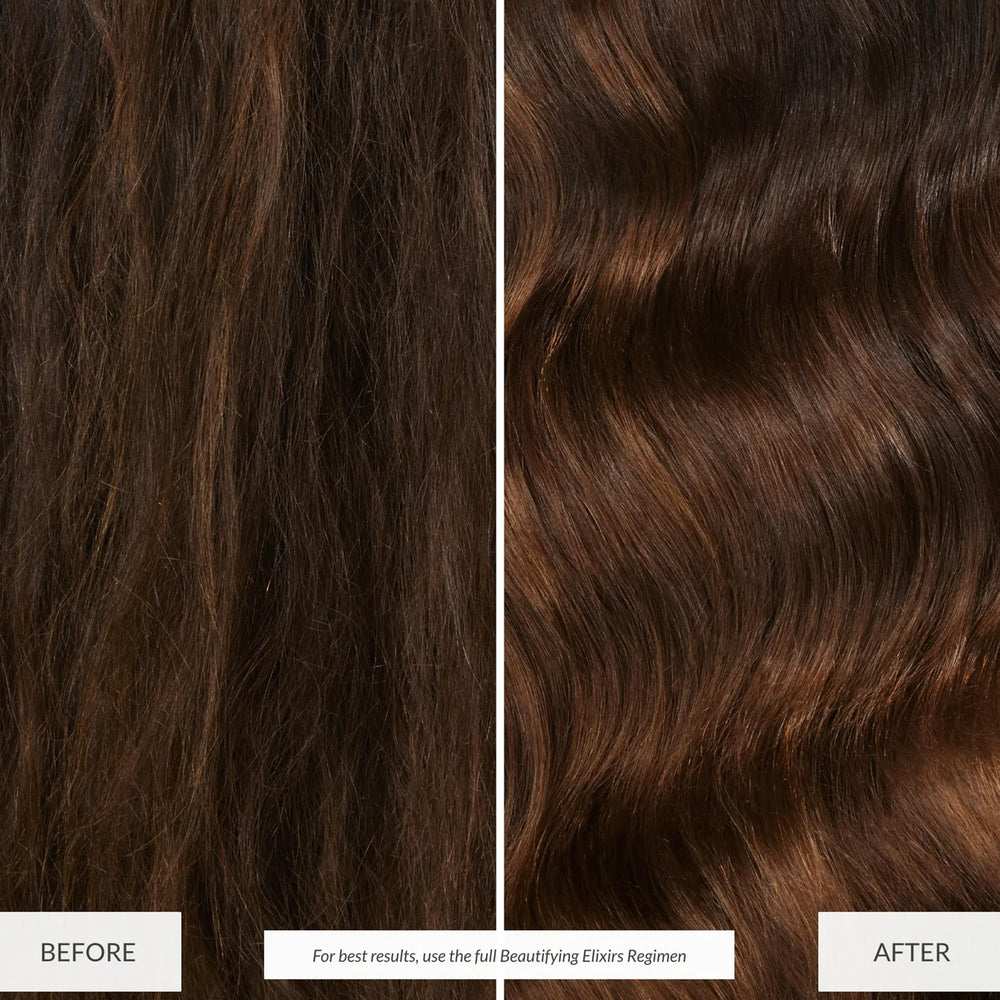 Eufora Bodifying Conditioner texture closeup reveals creamy slip and glossy finish.