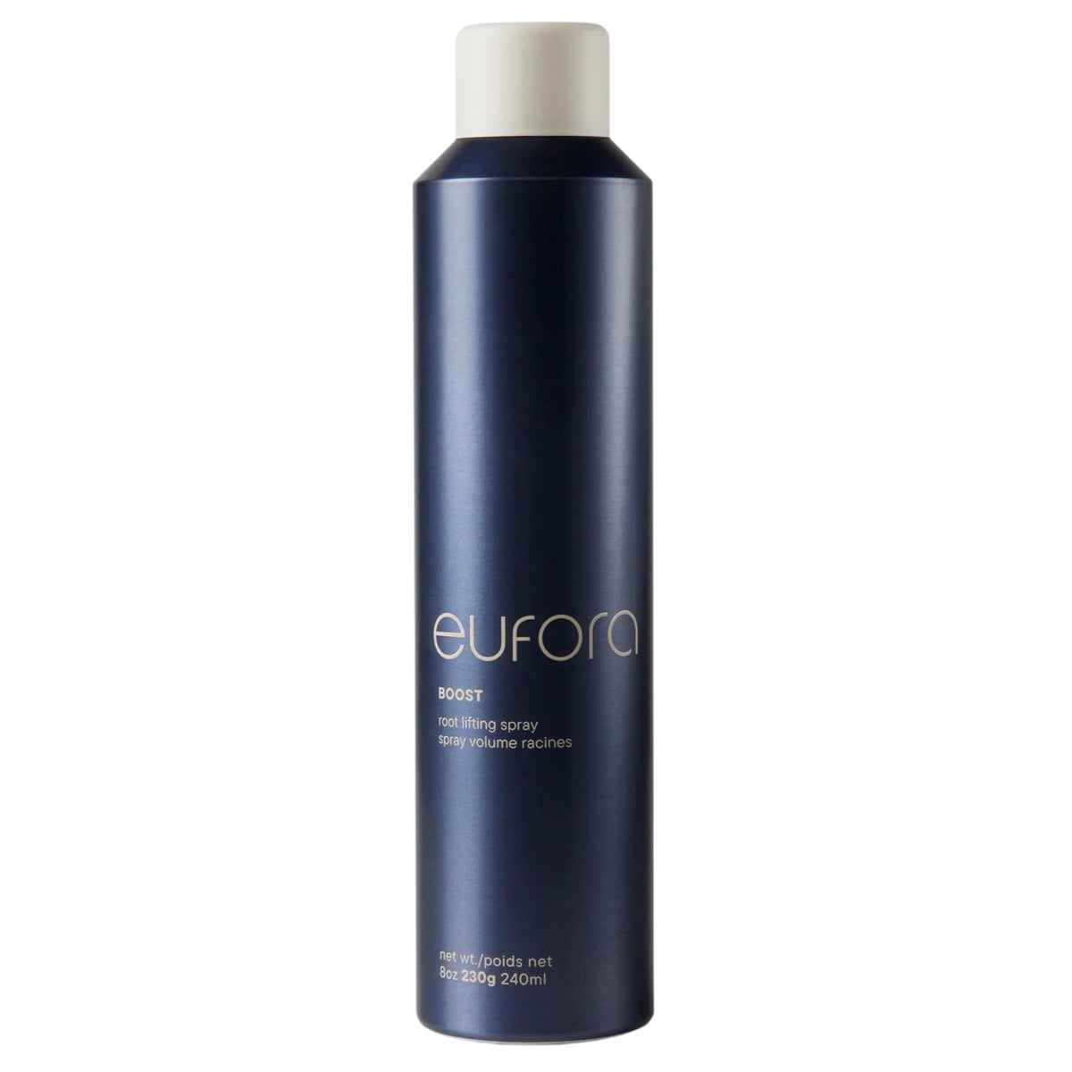 Eufora Boost Root Lifting Spray bottle enables lightweight root lift and natural shine.