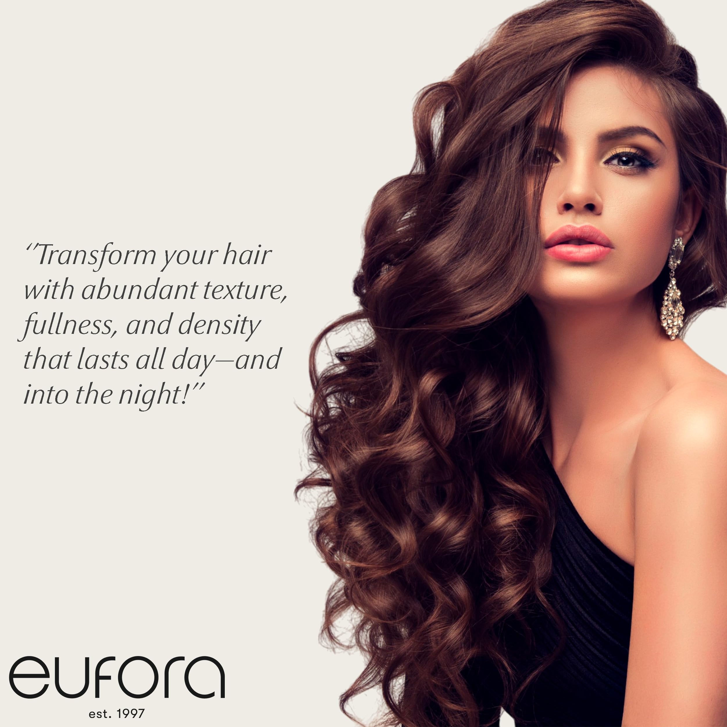 Eufora Full Effect Texturizing Spray adds volume to fine hair without heaviness
