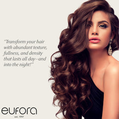 Eufora Full Effect Texturizing Spray adds volume to fine hair without heaviness