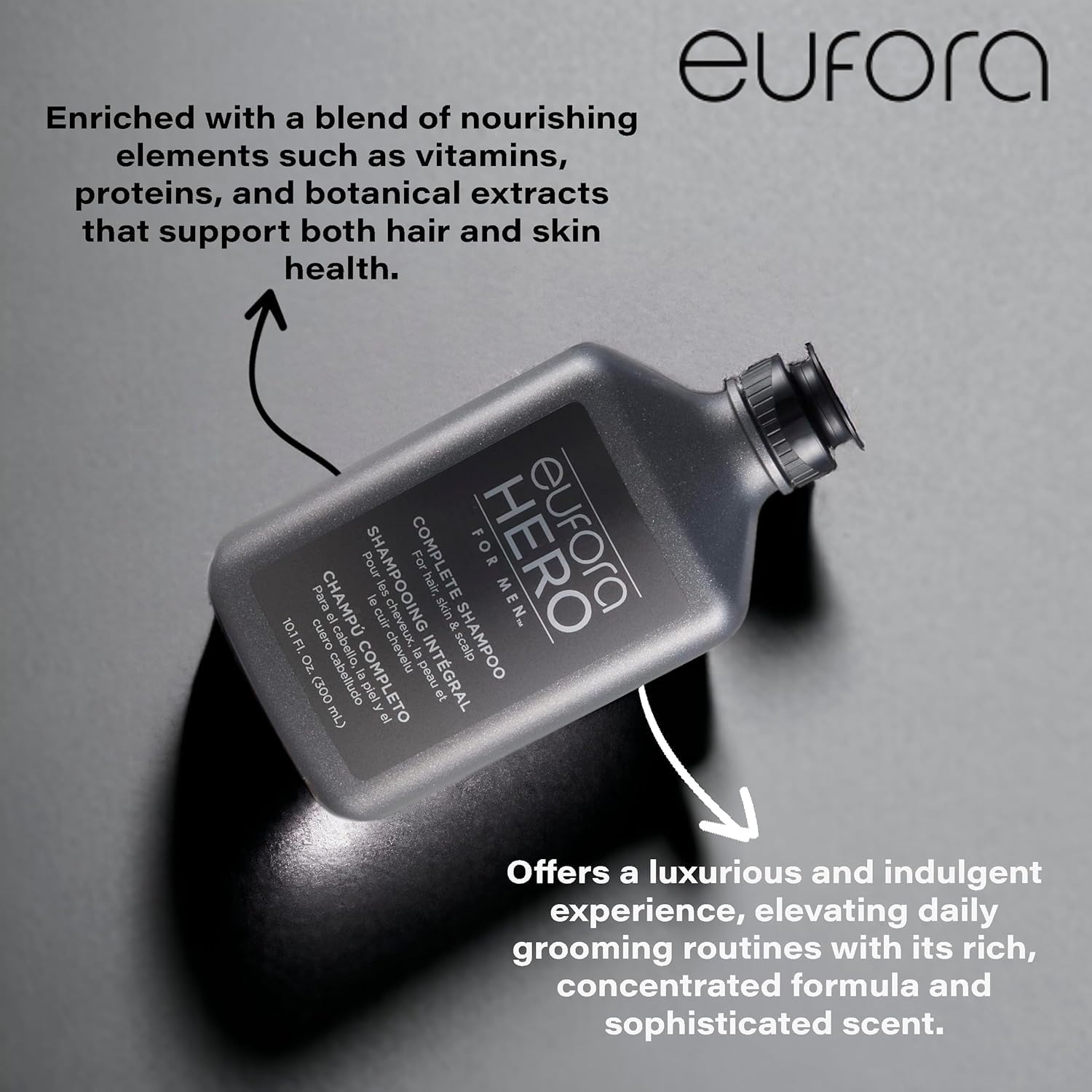 Eufora Hero Men Color Safe sulfate free formula suitable for color treated hair