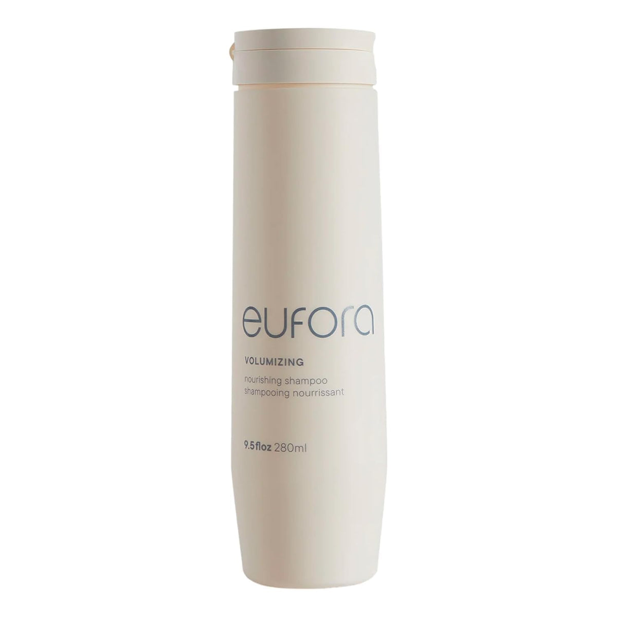 Eufora Volumizing Nourishing Shampoo bottle-front for volume boost and nourishing care.