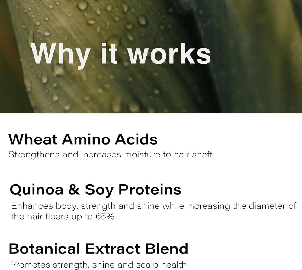 Eufora Volumizing Nourishing Shampoo bottle with conditioner pairing for fuller hair.