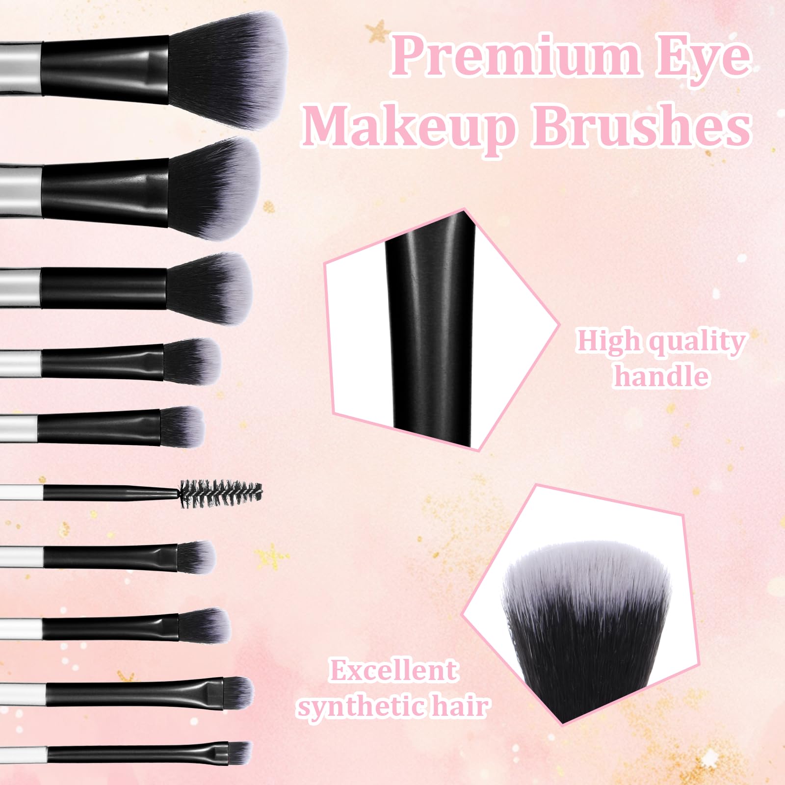 EupHHonycs eye-shadow brush with soft bristles delivers smooth blending.
