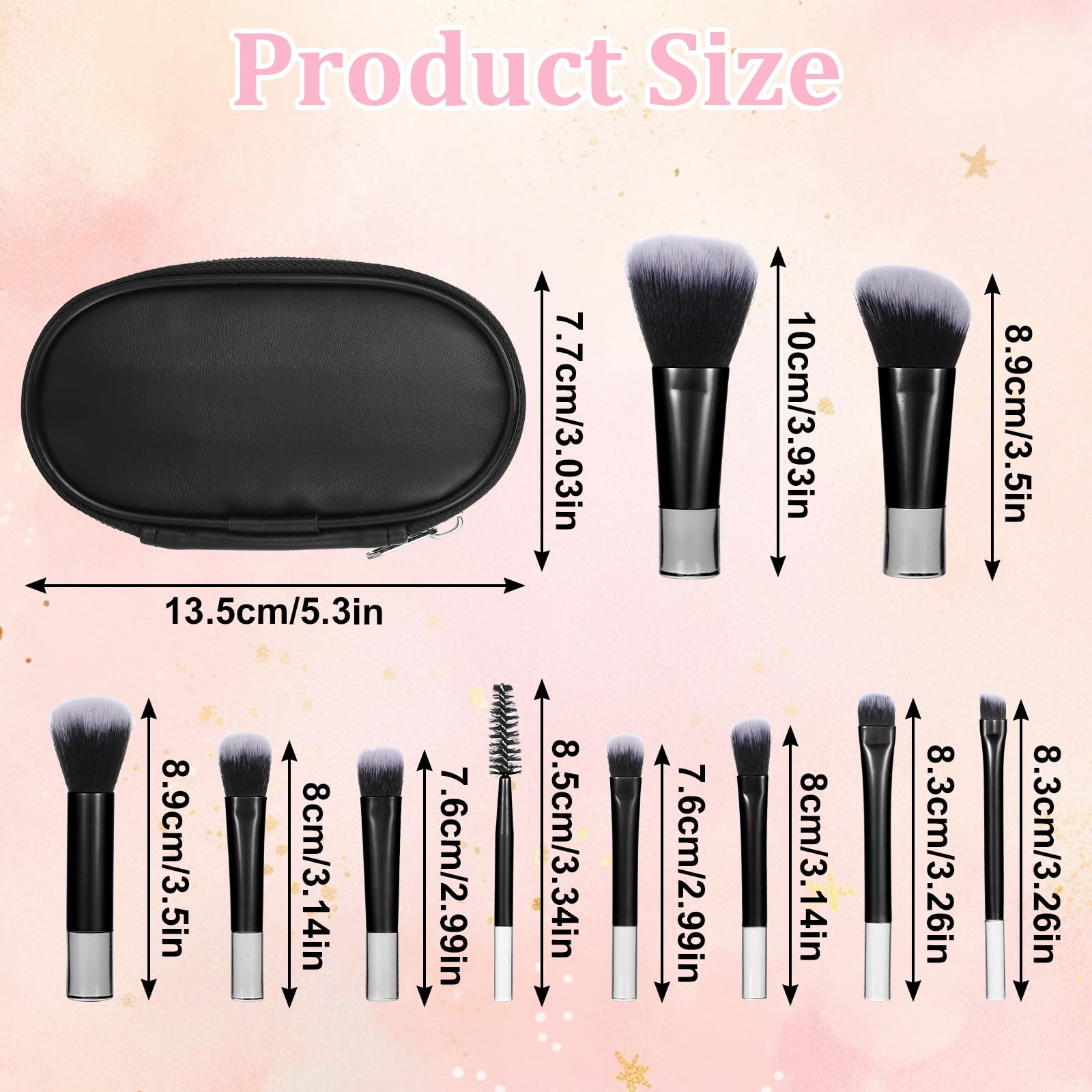 EupHHonycs foundation brush closeup shows precise, natural-looking base application.