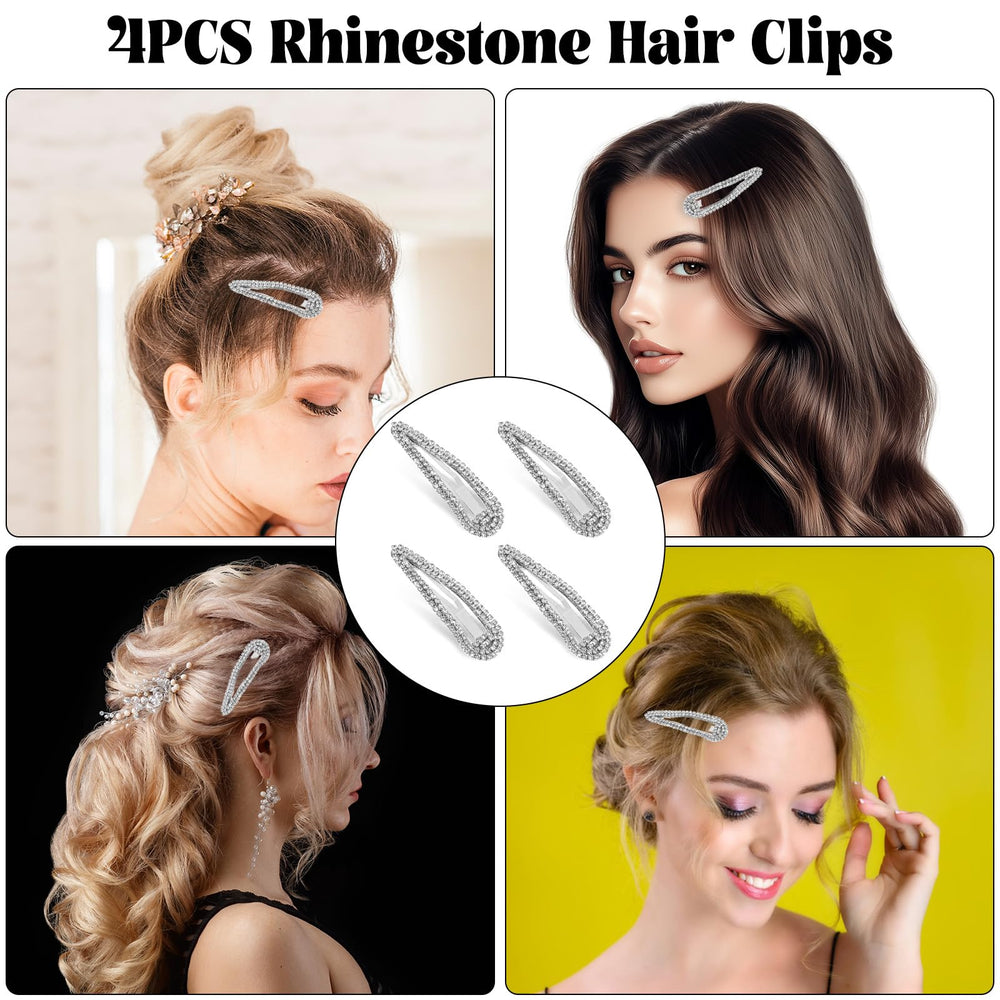 EupHHonycs rhinestone hairpins gift set for fashion-forward friends.