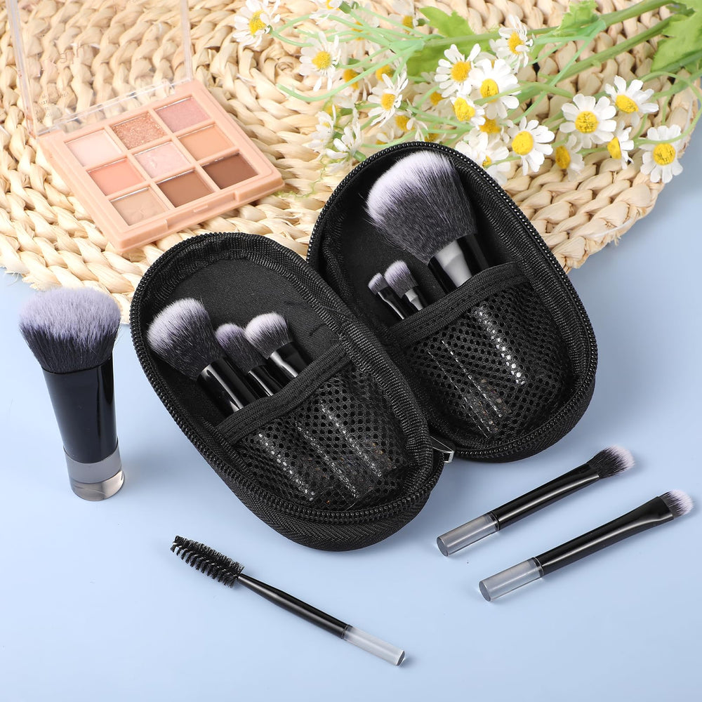 EupHHonycs versatile brush set works with liquids, creams, and powders.