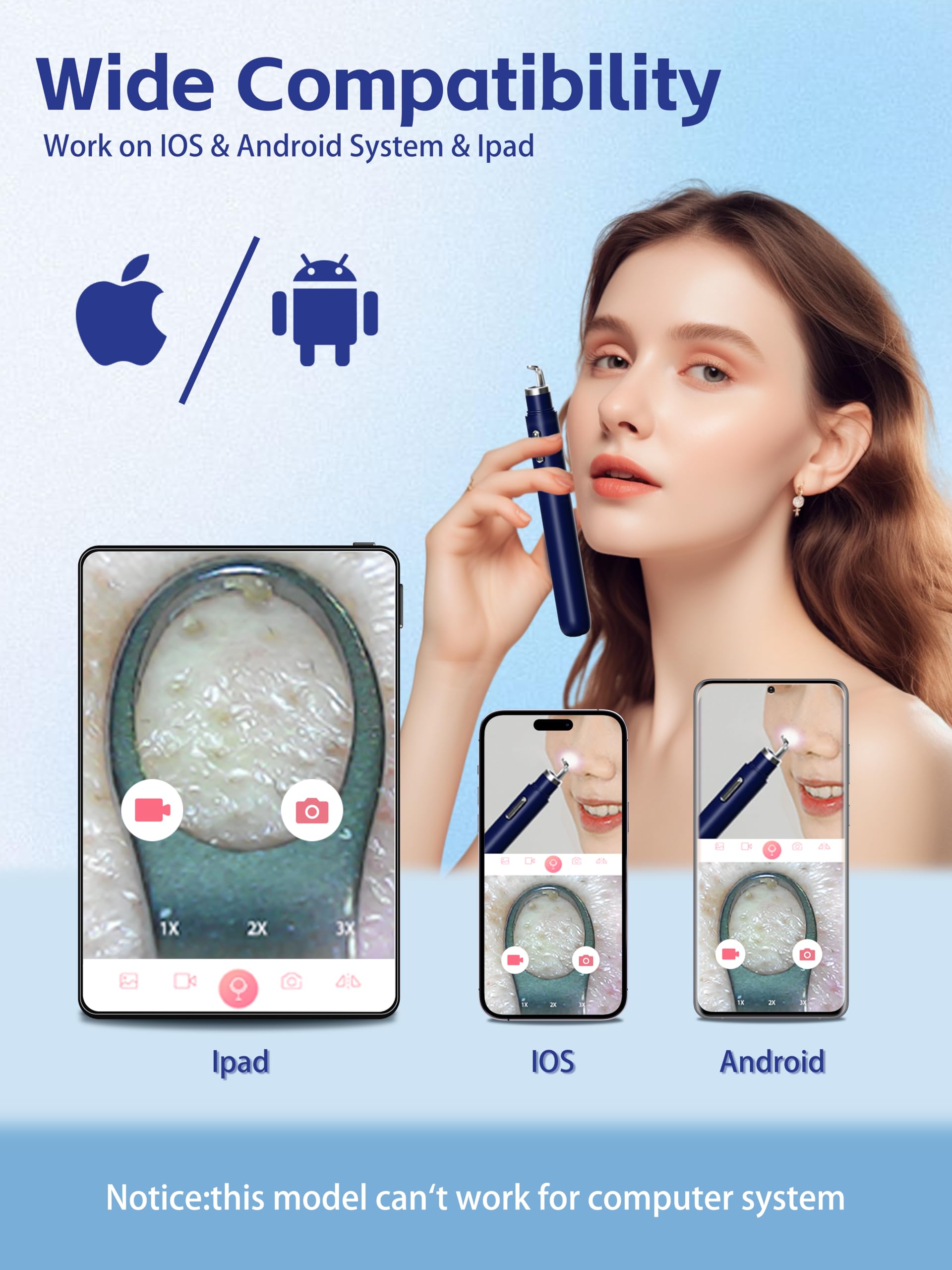 EURART Portable design in blue for spa-grade care anywhere