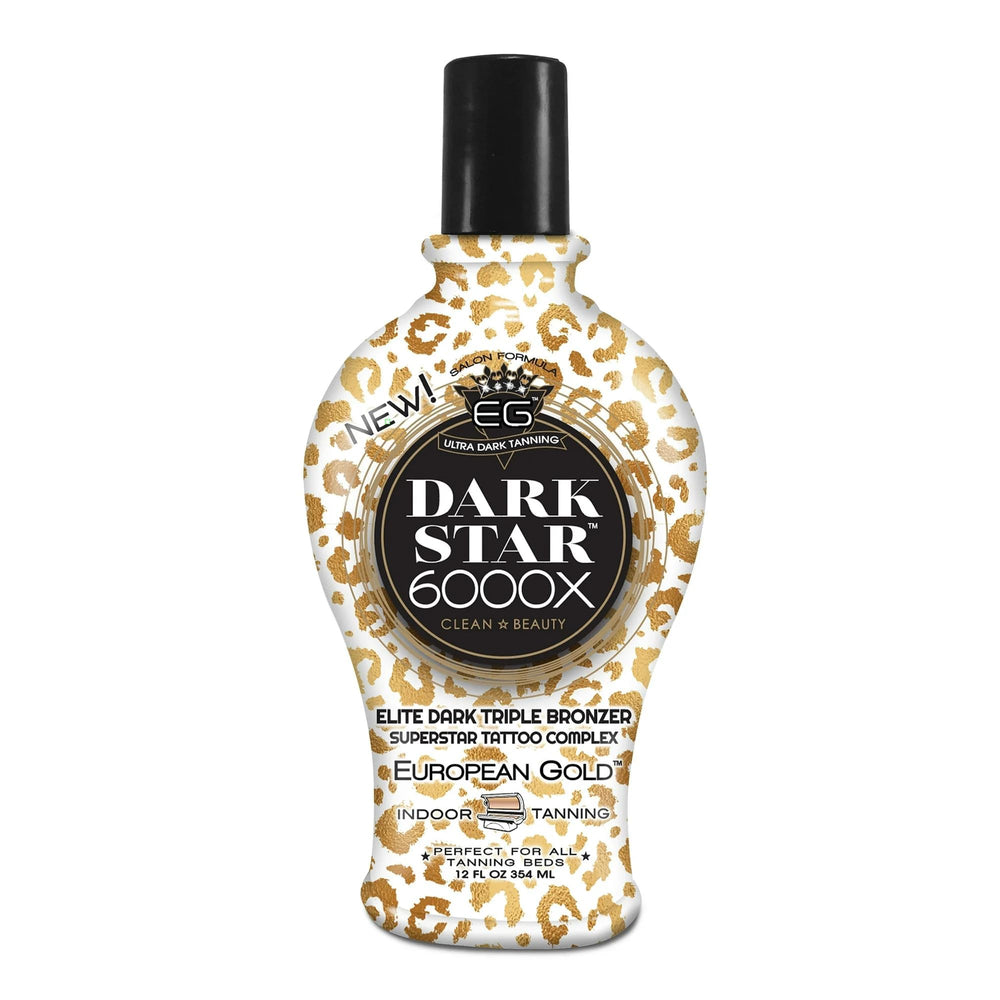 European Gold Dark Star 6000X elite dark bronzers deliver instant DHA color