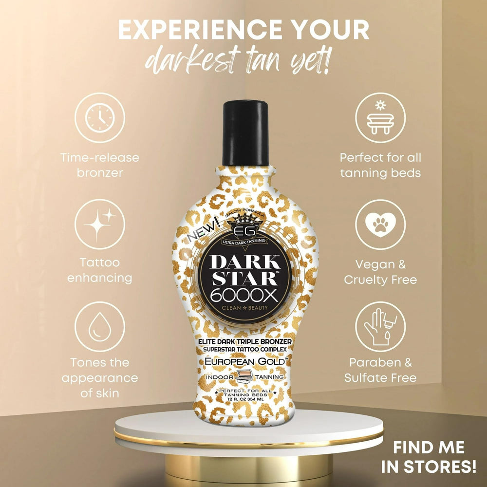 European Gold Dark Star 6000X coconut, watermelon, raspberry, avocado nourish skin