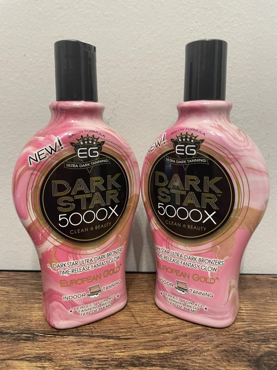 European Gold Dark Star 5000X ink spotlight highlights tattoo-enhancing blend.