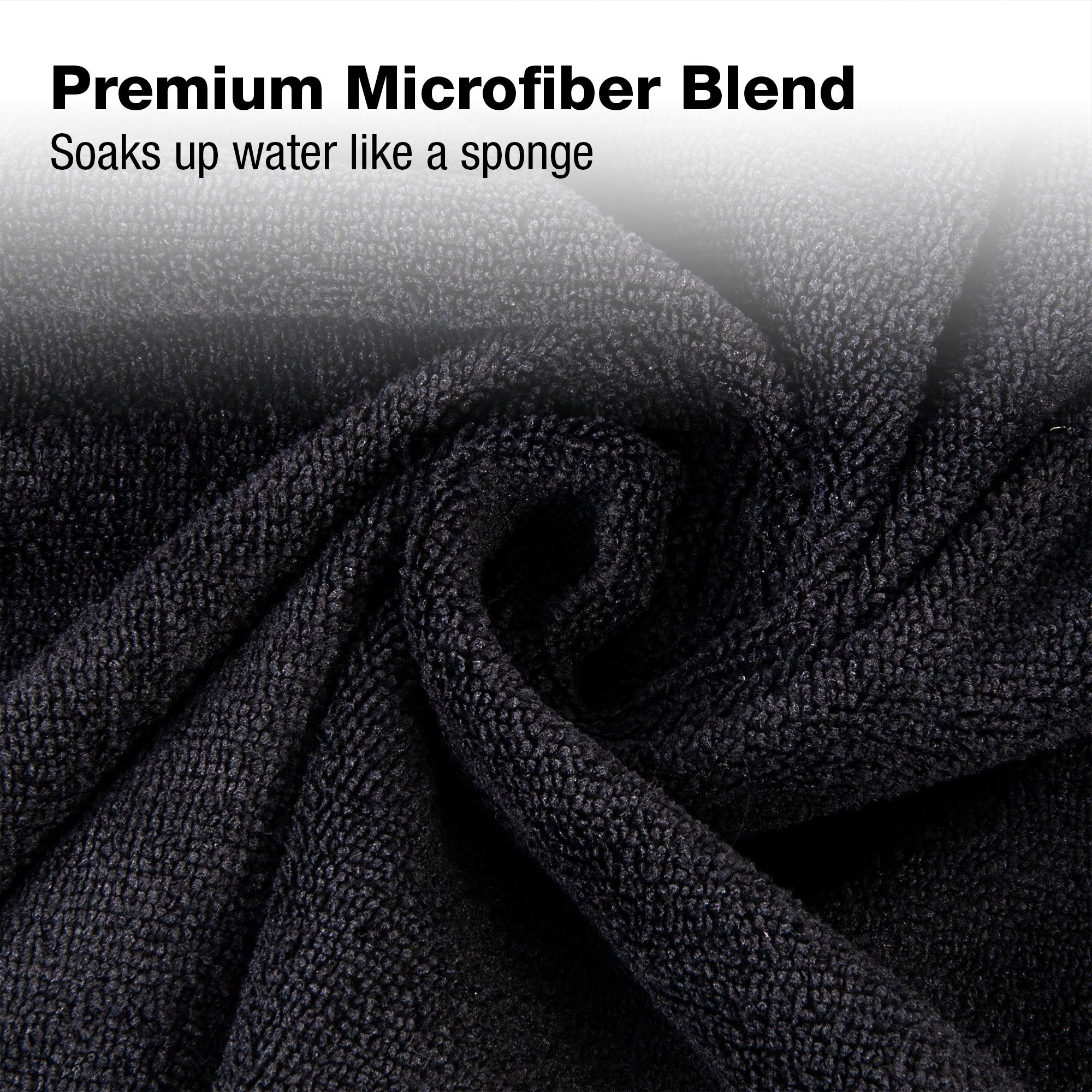 Eurow Microfiber Towel sized 16x29 inches for professional use