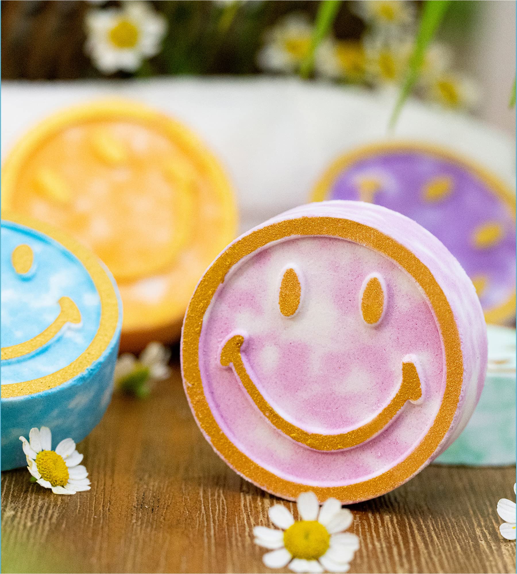 EUSEMIA shower bombs vanilla scent for comforting warmth
