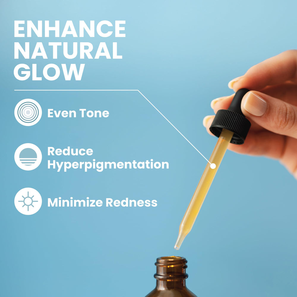 Eva Naturals Azelaic Acid Serum dropper enables precise application for daily redness relief.