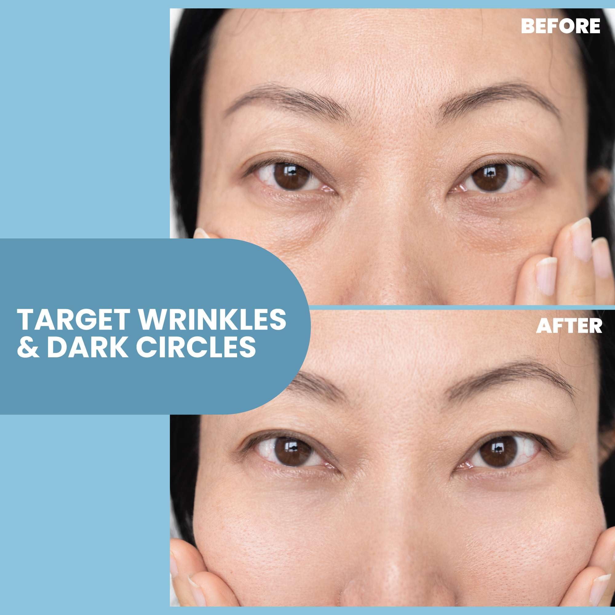 Eva Naturals Eye Gel with cucumber and ginkgo provides a cooling, refreshing feel around tired eyes.