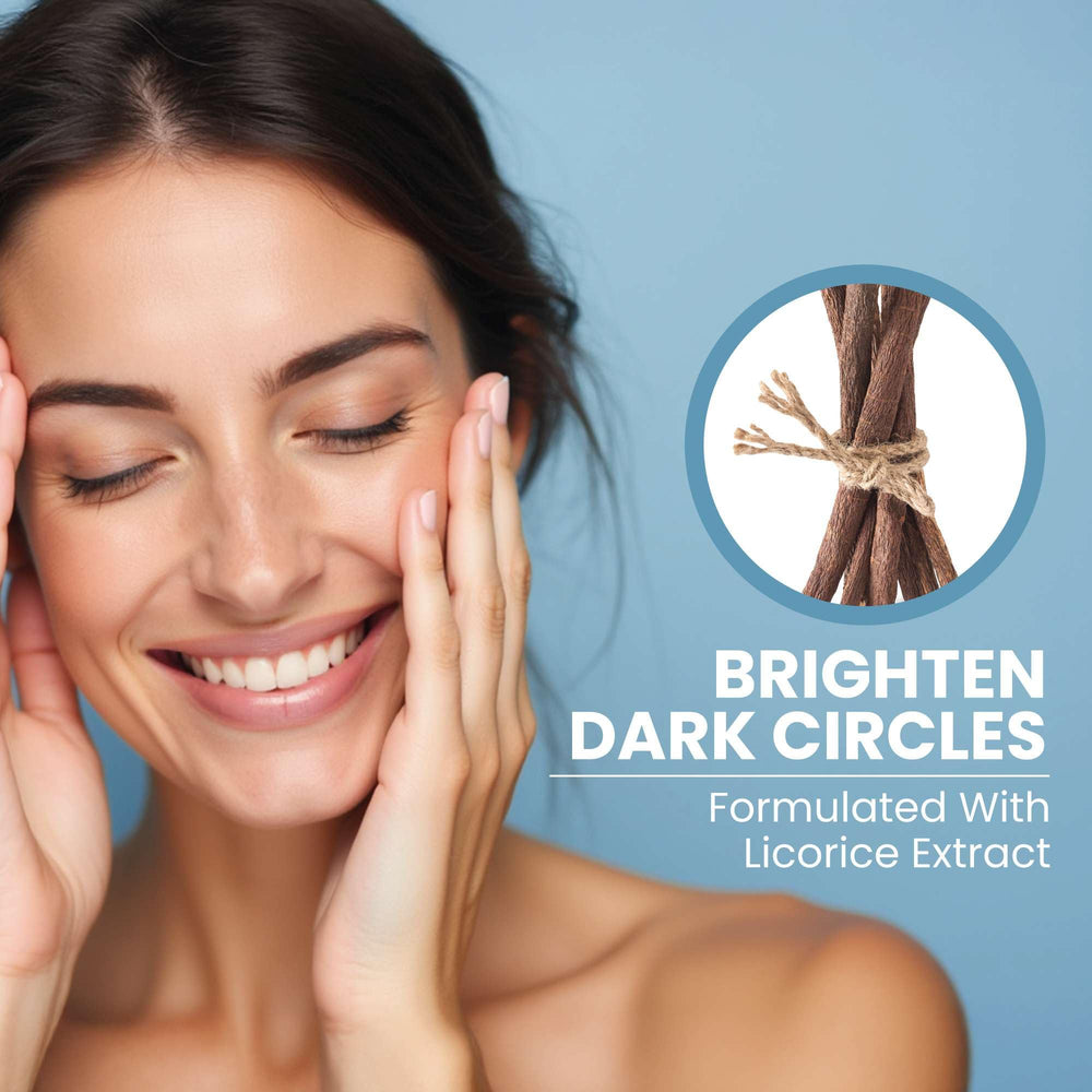 Eva Naturals Eye Gel highlights Matrixyl 3000 and Palmitoyl Tripeptide-5 for smoother-looking skin.