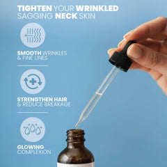 Eva Naturals Marula Oil applied to the face for hydration and glow.