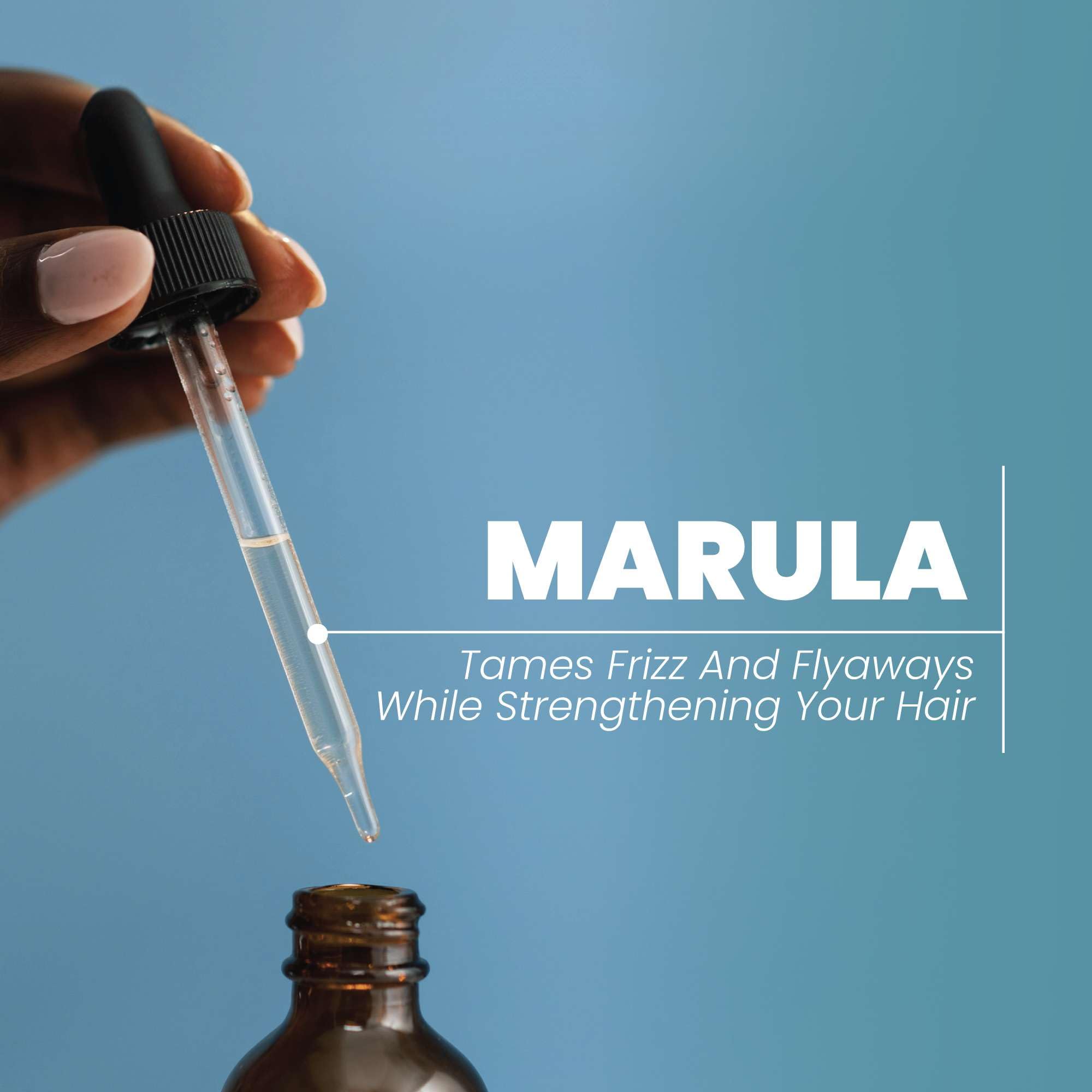 Textura ligera de Eva Naturals Marula que se absorbe rápido.