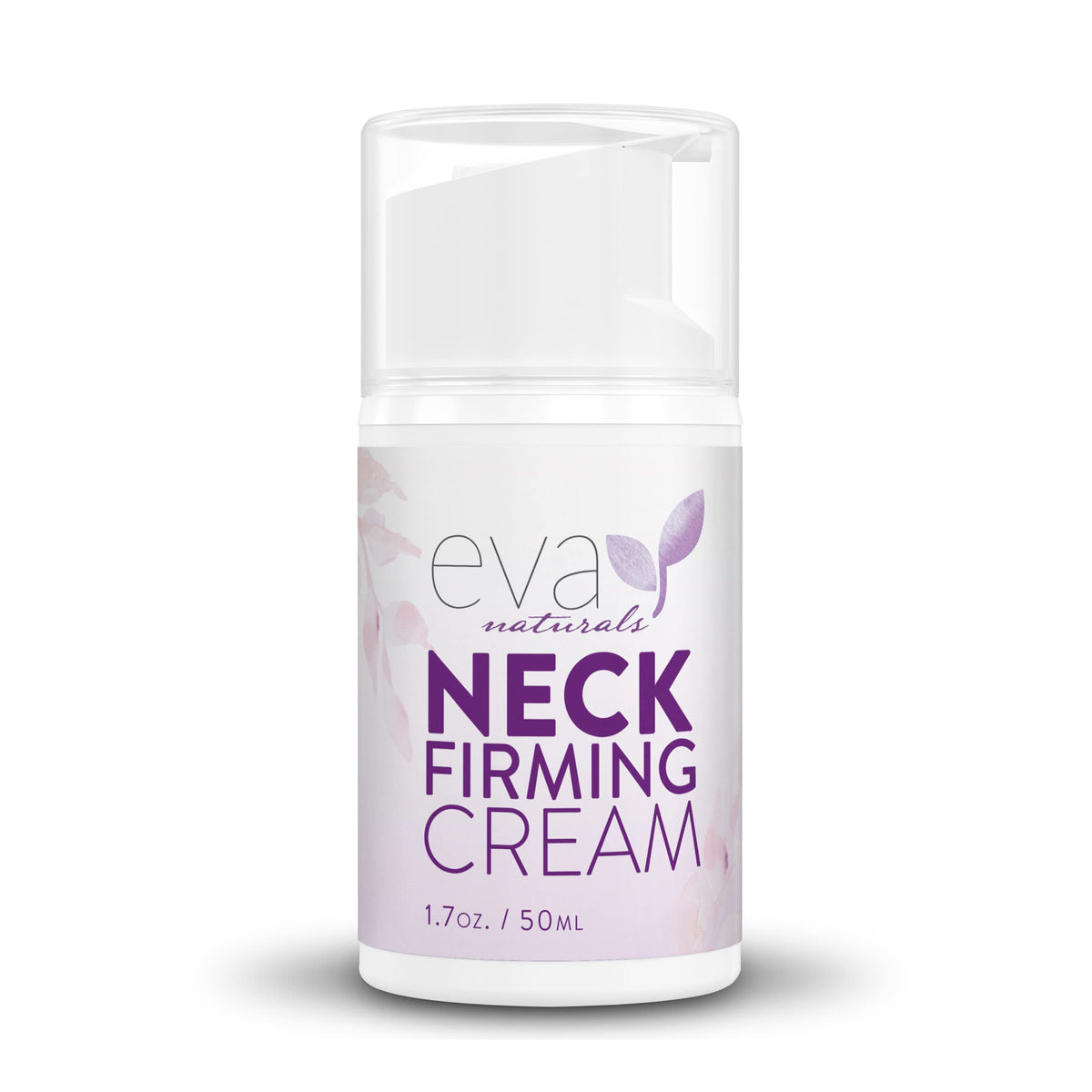  Eva Naturals Neck Firming Cream jar with rich cream for firmer neck skin hydration.