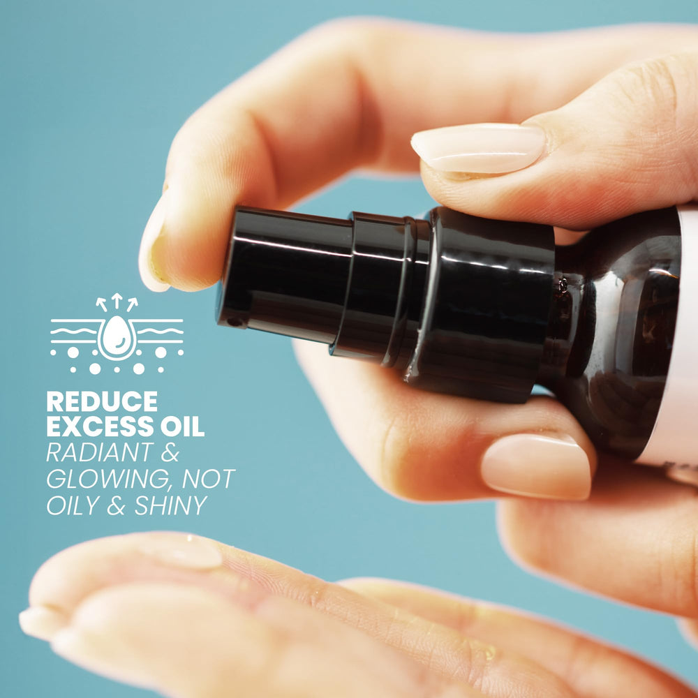 Eva Naturals peptide complex closeup signals anti-aging support for firmer-looking skin.
