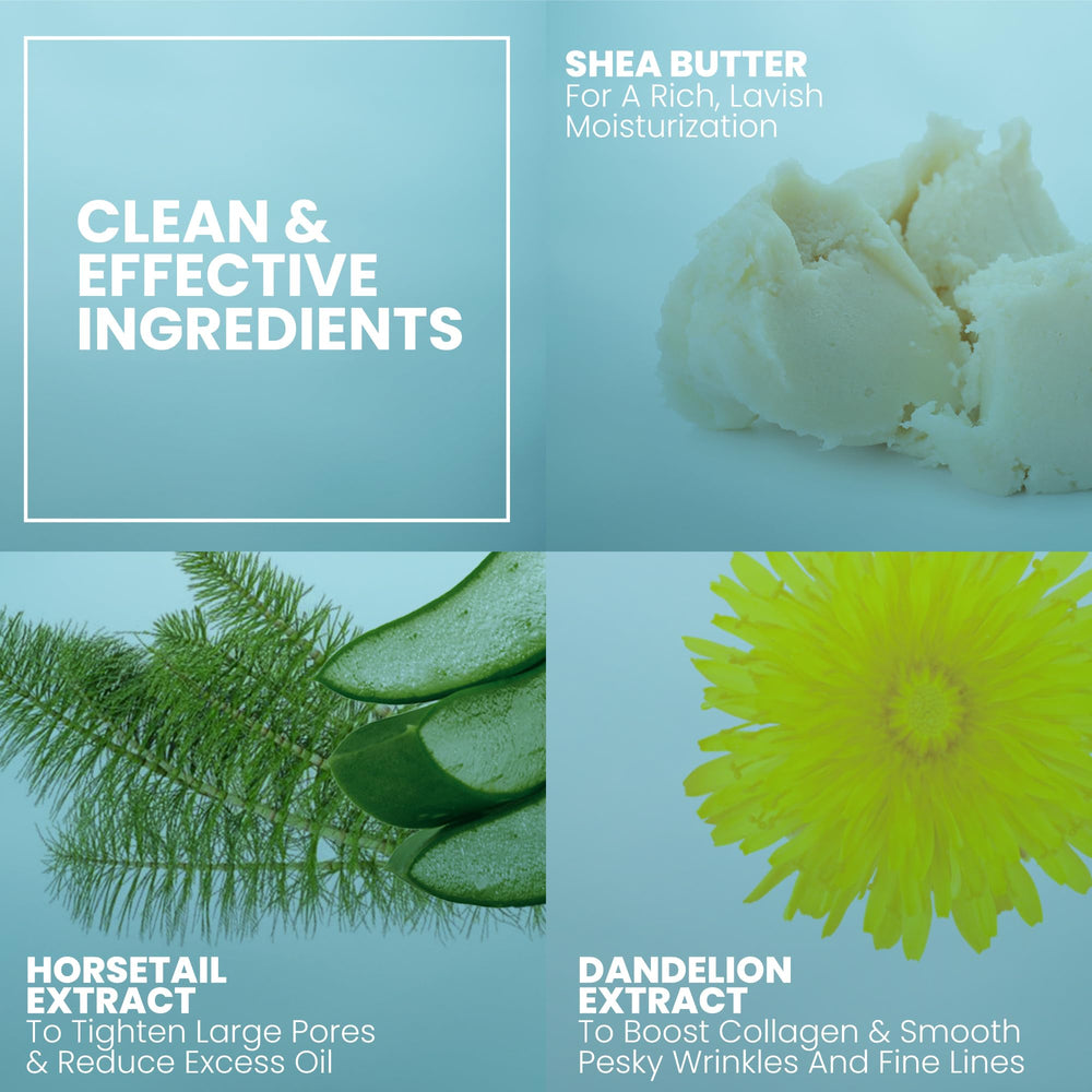 Eva Naturals on vanity ready for day or night skincare routine.