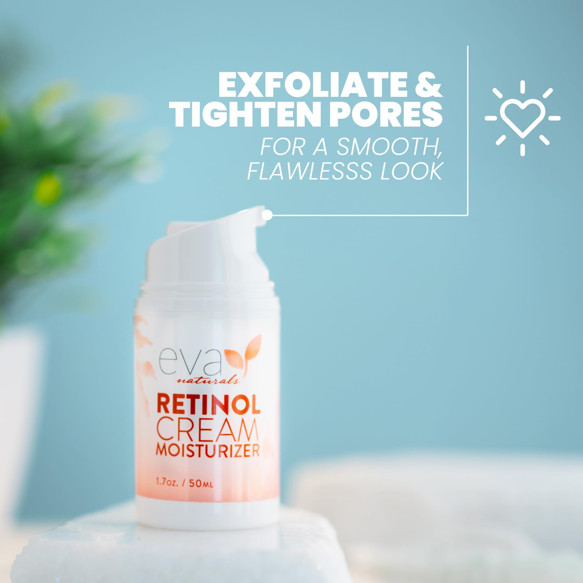 Eva Naturals shea butter cream close-up emphasizes rich, emollient moisturization.