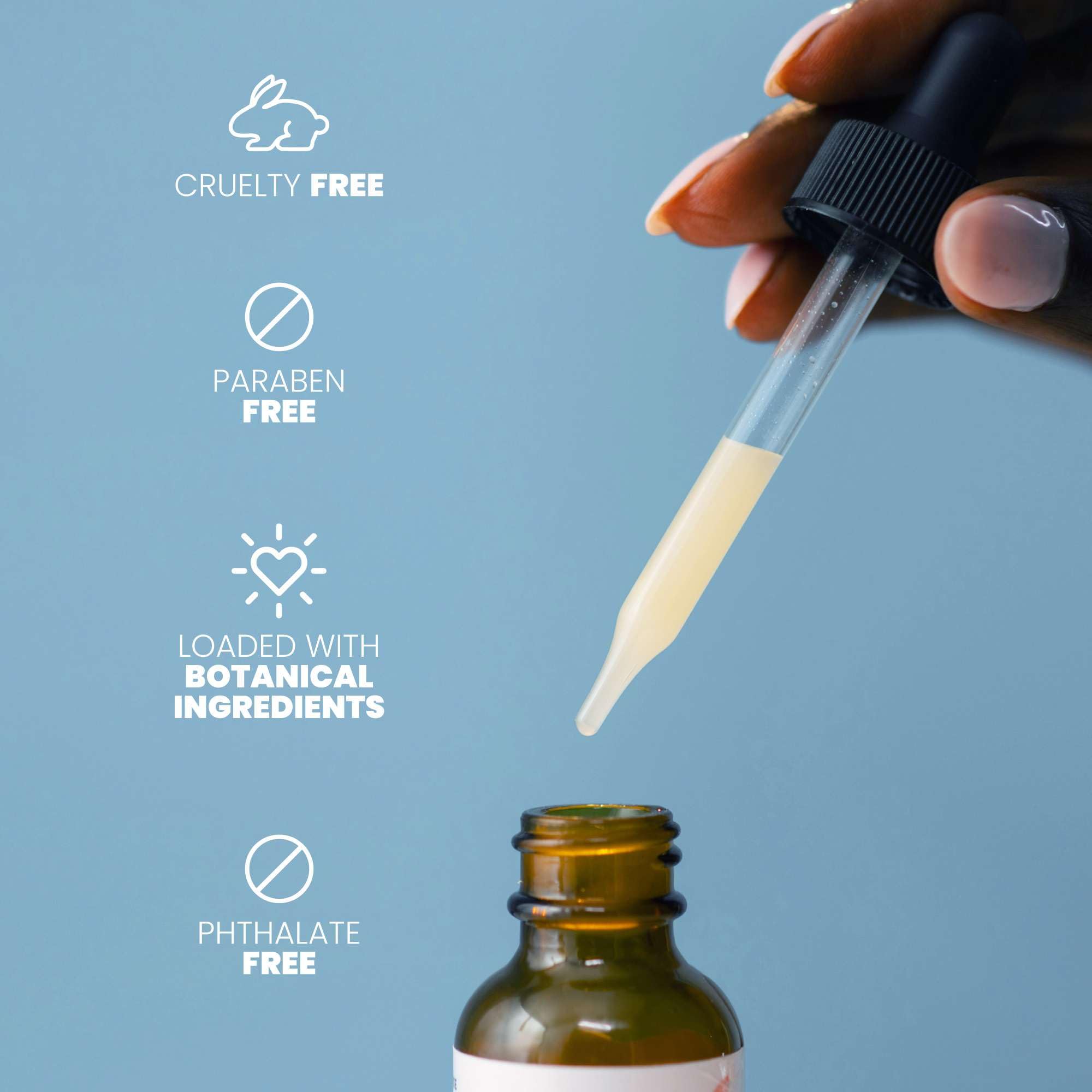 Eva Naturals Vitamin C Serum glow application for refreshed complexion.