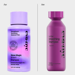 Eva NYC Frizz Fixer Shampoo application close-up of rich lather for smooth hair.